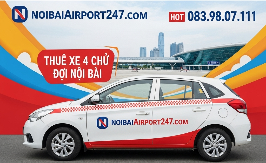 Thue xe 4 chỗ đi nội bài