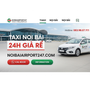 Taxi nội bài 24h giá rẻ